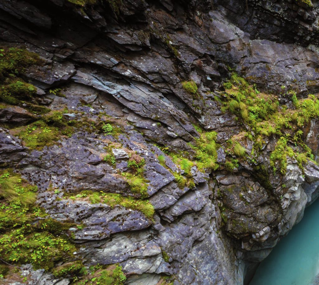 Von der Natur geformt, die Gornerschlucht in Zermatt.