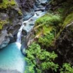 Die Gornerschlucht, ein Naturjuwel in Zermatt. Ausgewaschen seit 220 Mio Jahren.