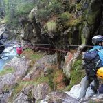 Zermatter Gornerschlucht mit Klettersteig