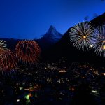 Swiss National Holiday in Zermatt - Fireworks
