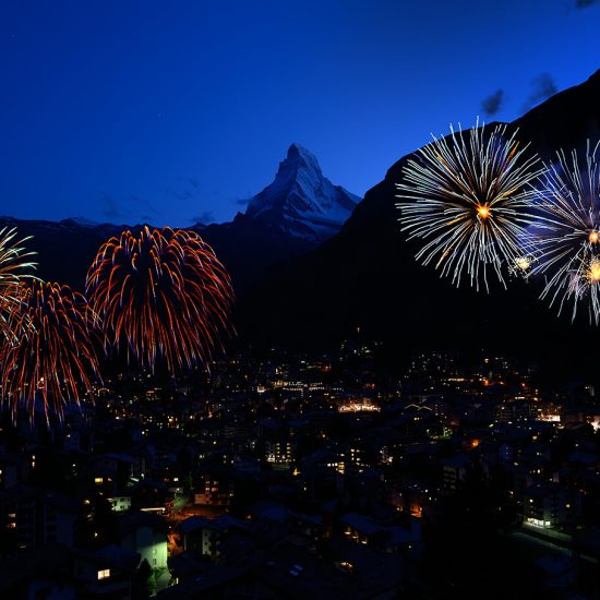 How the Swiss National Holiday is celebrated in Zermatt