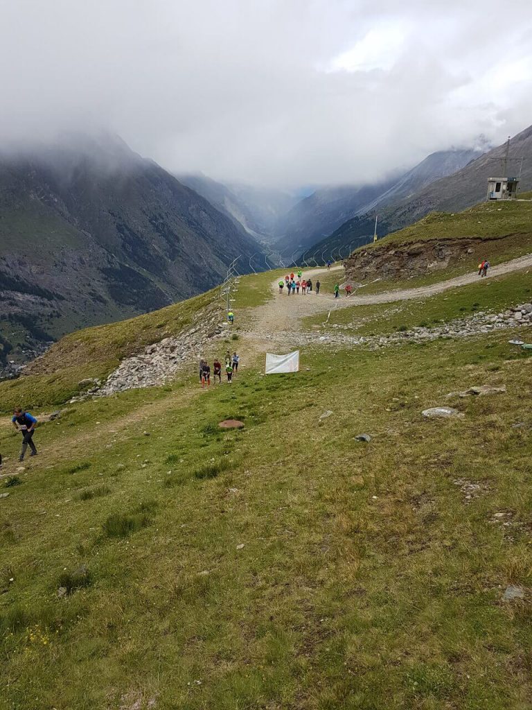 Zermatt Marathon beim Aufstieg auf den Rifflberg (c) Julia Gesswein