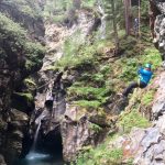Klettern in Zermatt durch die Gornerschlucht