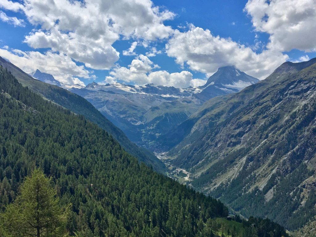 Wanderung Europaweg von Zermatt nach Randa