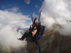Tandem-Paragleiten in Zermatt