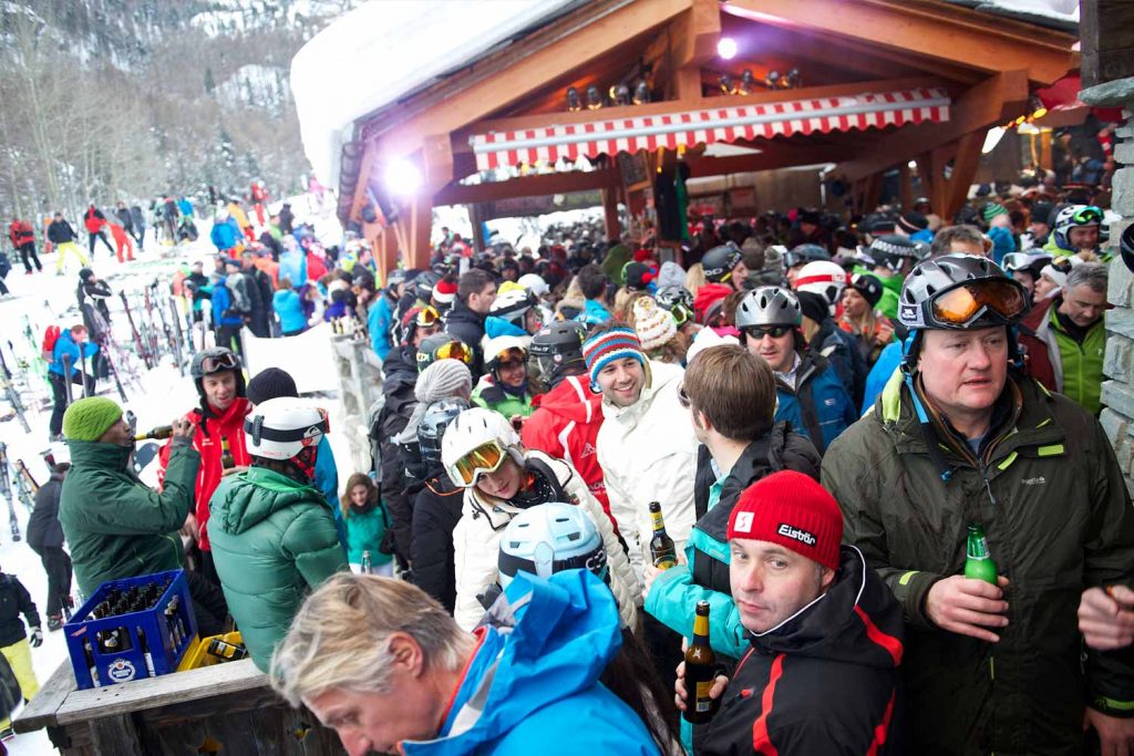 Après-Ski mit Freunden