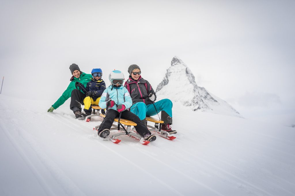 Ski à Zermatt: Du plaisir en dehors des pistes pour petits et grands