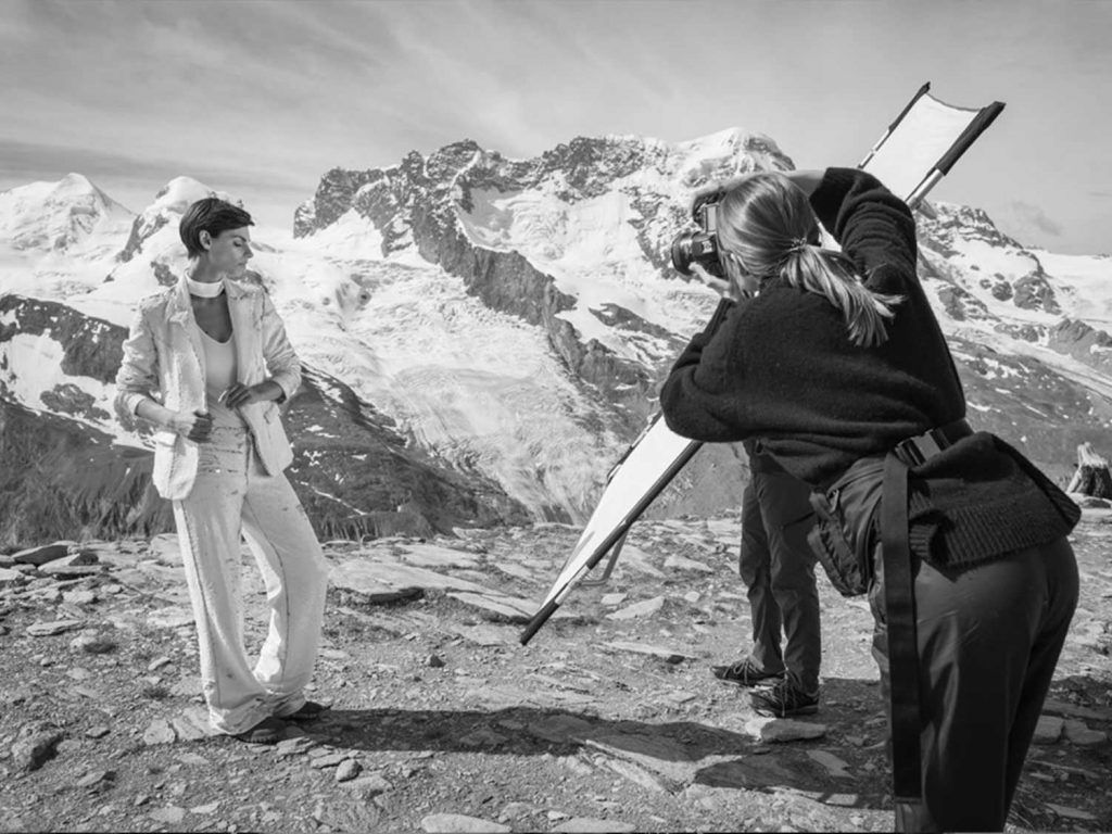 Fotoshooting am Berg