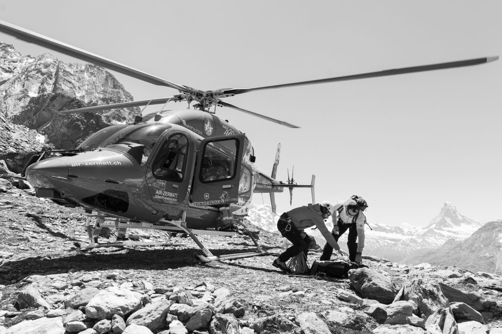 Ab und an gibt’s wird man auch mal in der Funktion als Rettungsspezialist gerufen.