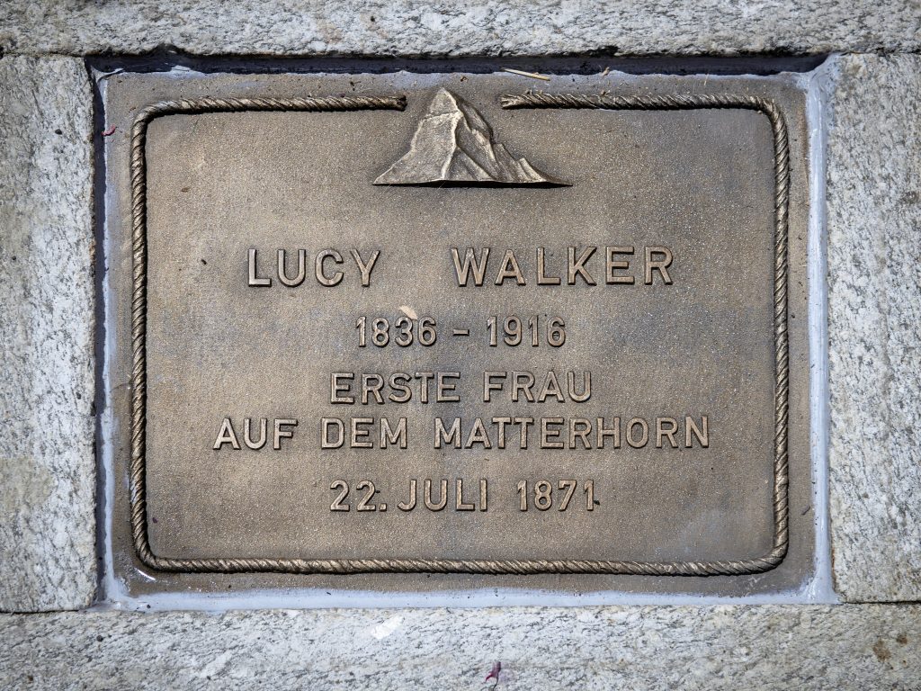 The first woman to climb the Matterhorn