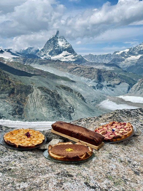 Kuchen und Matterhorn