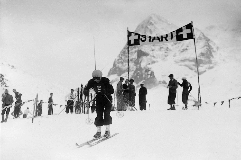Starthaus früher, Lauberhorn-Rennen