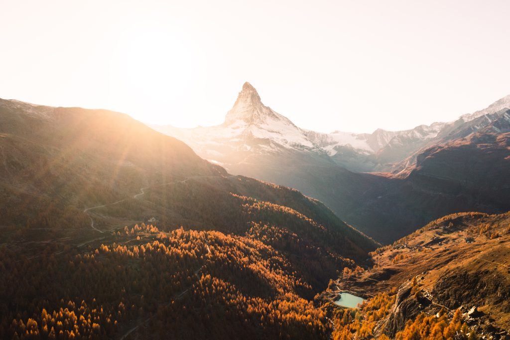Herbstlandschaft Zermatt - Matterhorn ©Gian Baeriswyl
