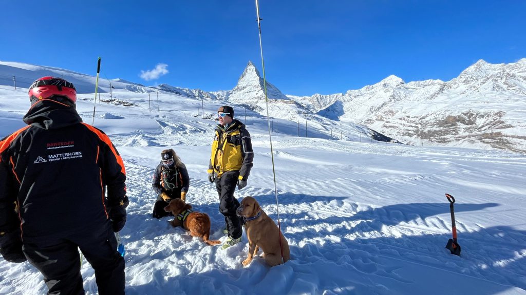 Die Lawinenhundestaffel Zermatt © Zermatt Tourismus