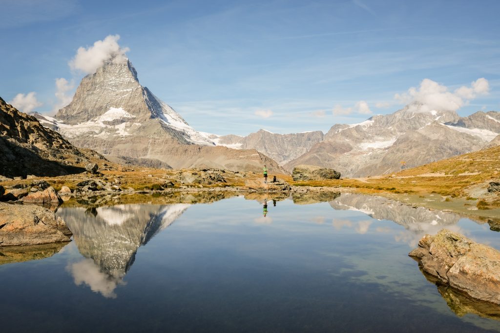 Riffelsee mit Matterhornspiegelung © Kalbermatten