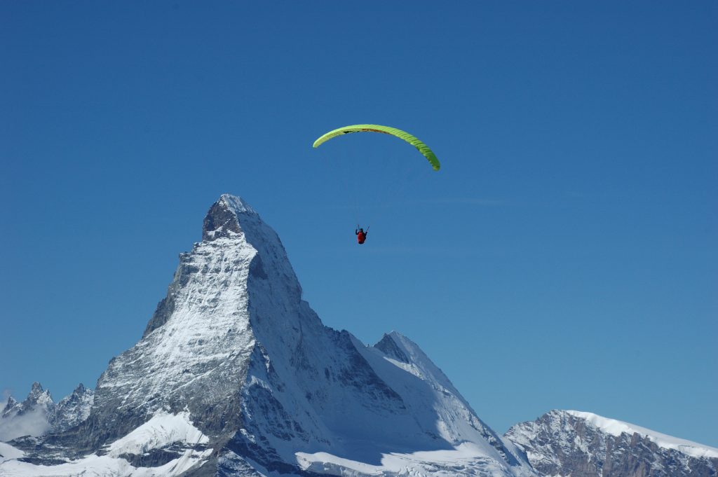 Paragliding in Zermatt - Matterhorn