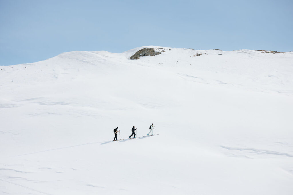 Mit den Ski in den Zermatter Bergen